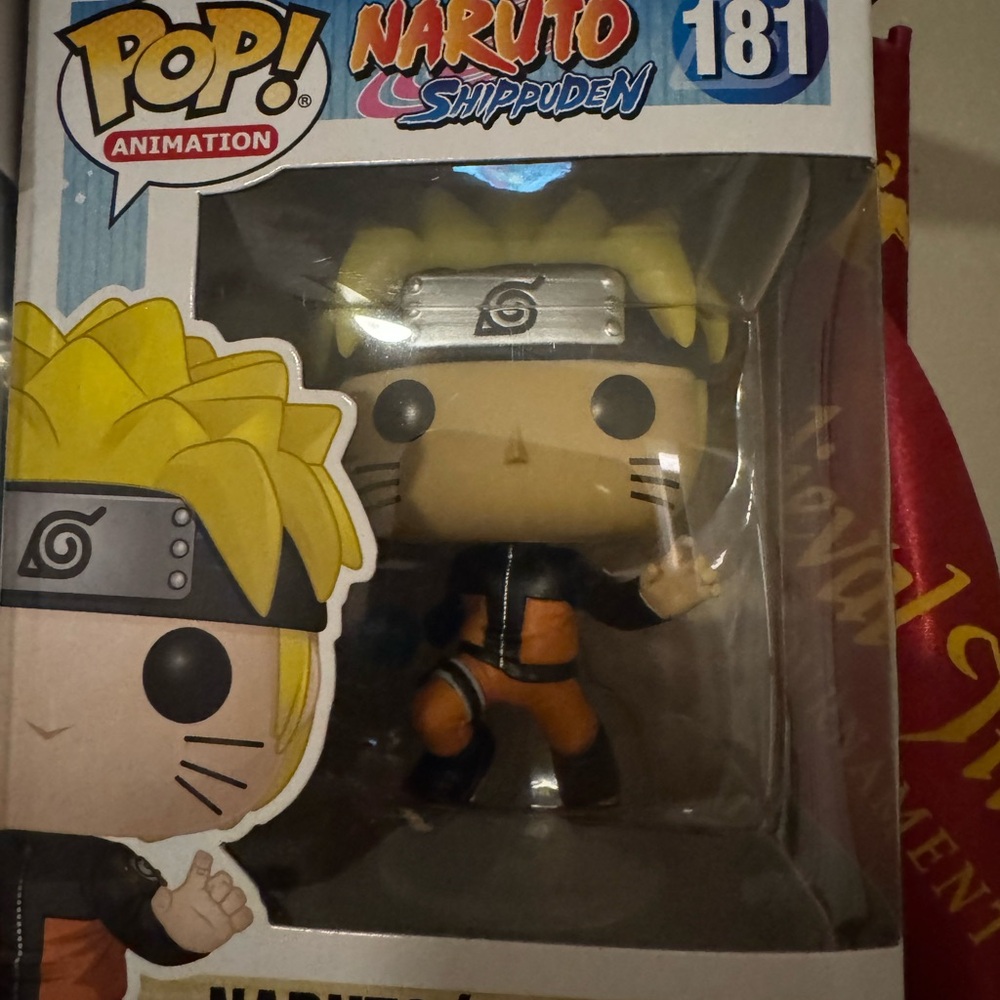 Funko Pop Naruto Shippuden Yellow and Black Figure